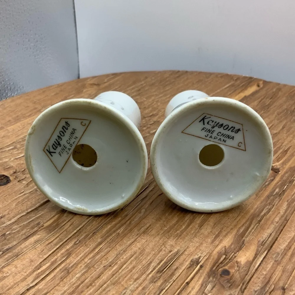 Kaysons Vintage Fine China Golden Rhapsody Japan Salt & Pepper